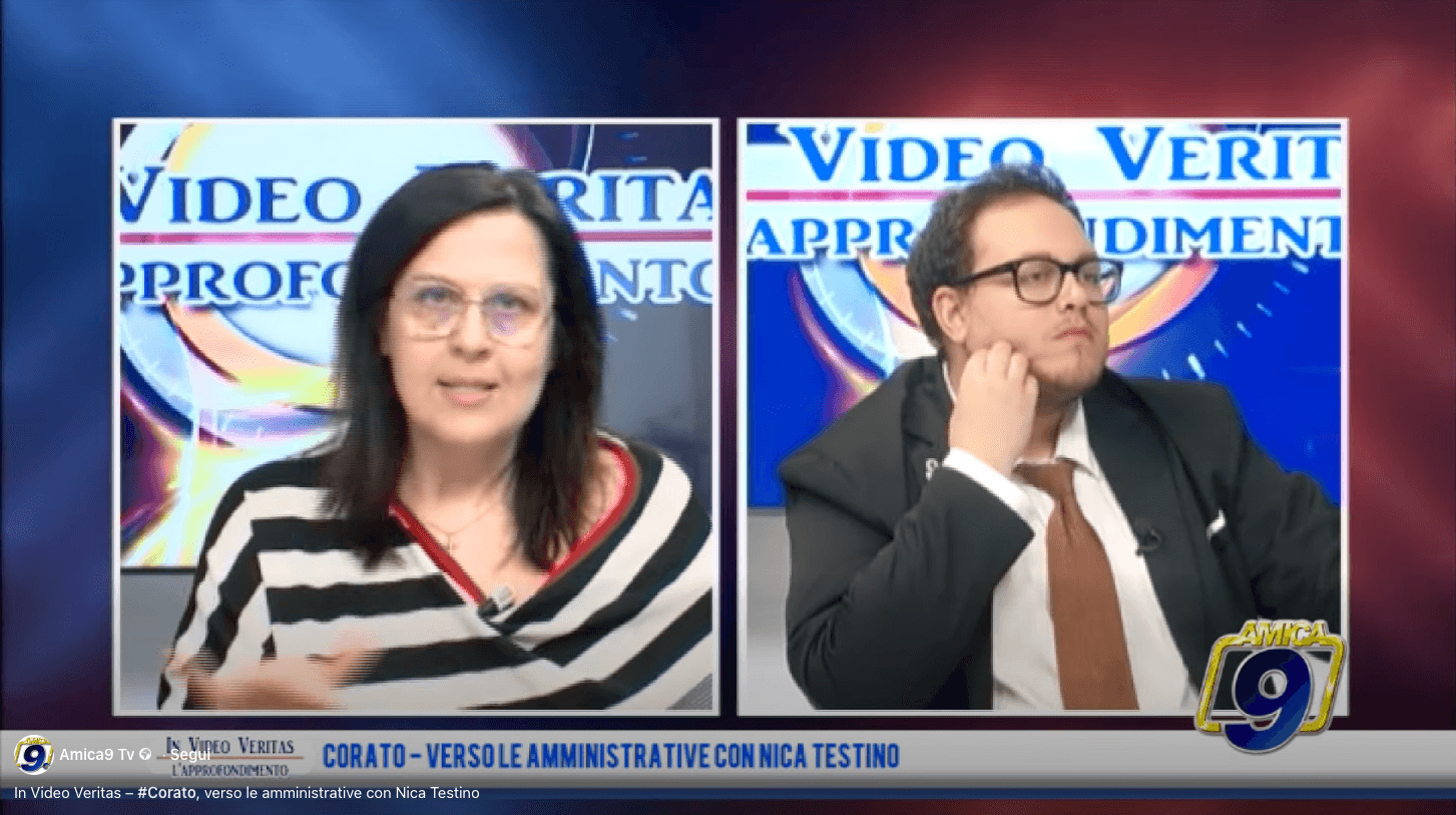 Intervista presso Amica 9 TV